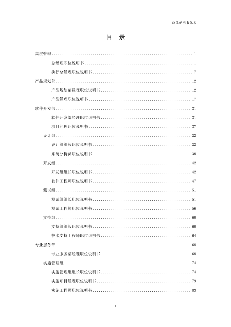 IT公司职位说明书.doc 第2页