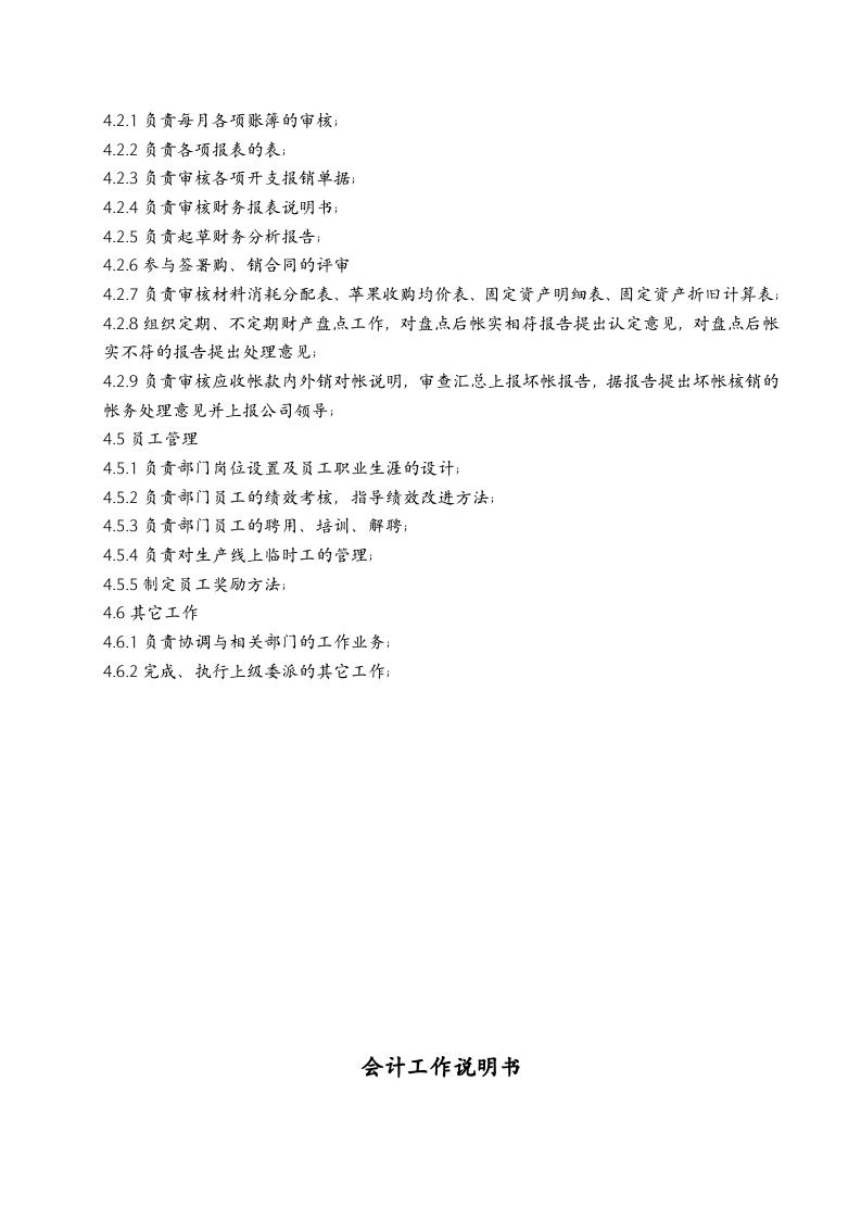 生产企业财务部岗位职责及权限.doc 第4页