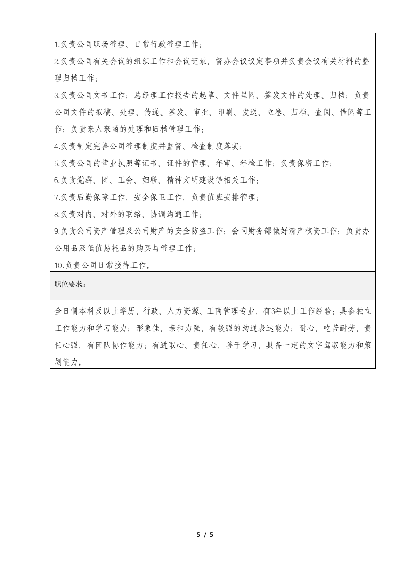 风险管理岗职位要求.doc 第5页
