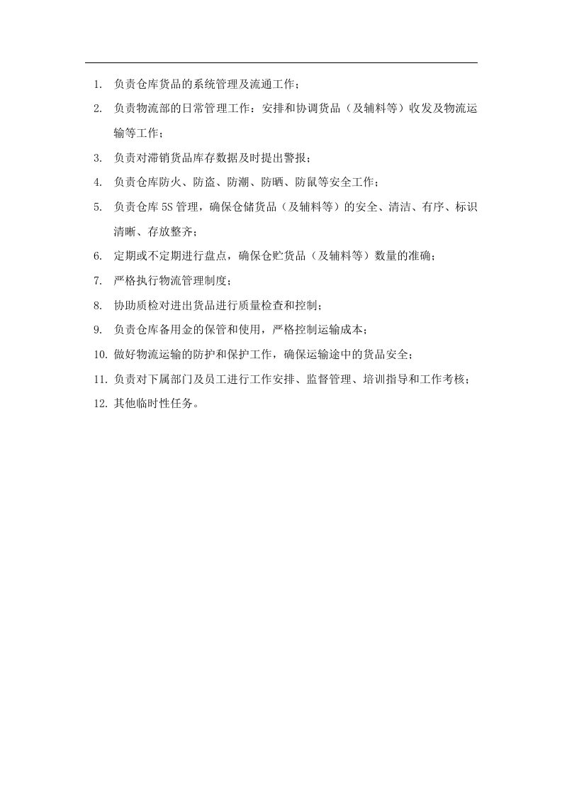 服装公司岗位说明书.doc 第4页