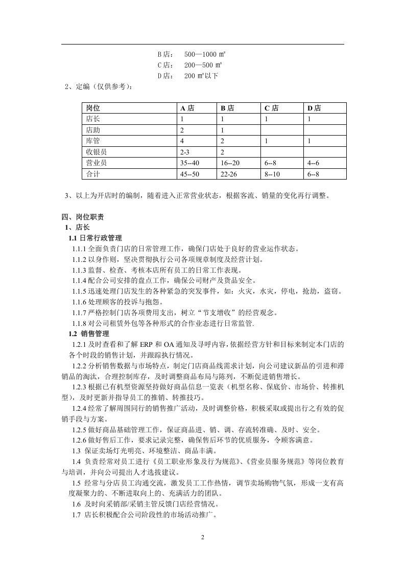 门店组织架构-手机门店组织管理体系.doc 第2页
