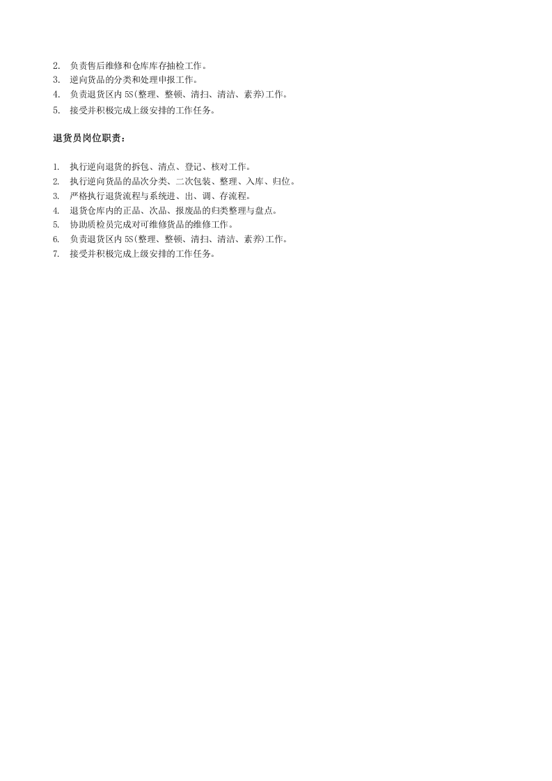 仓库岗位工作职责.docx 第4页