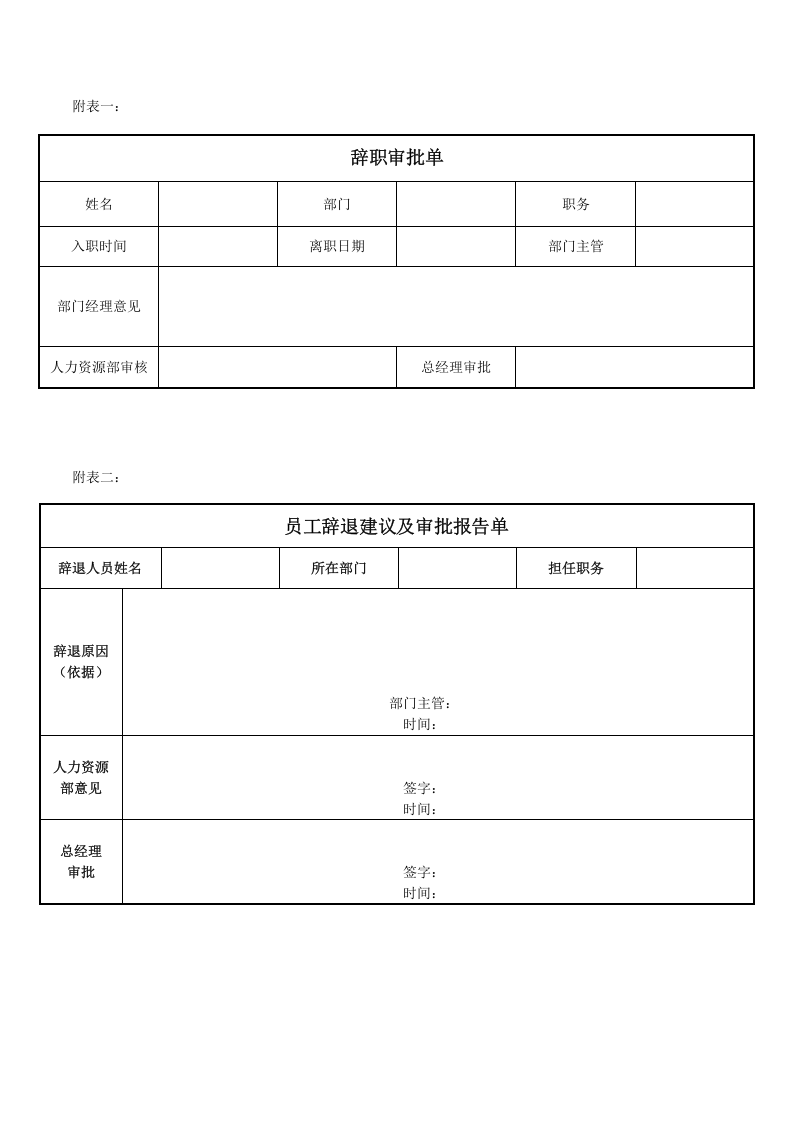 员工离职手续细则、流程、表格.doc 第3页