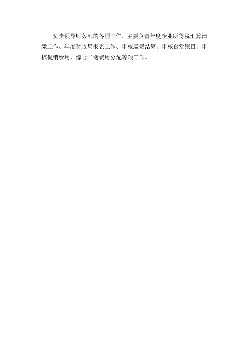 财务岗位职责及工作内容.doc 第2页