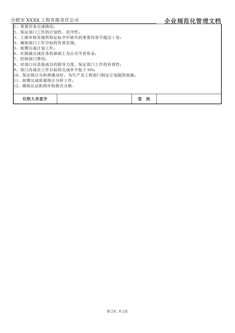 技术部经理岗位职责及权限说明书.doc 第2页