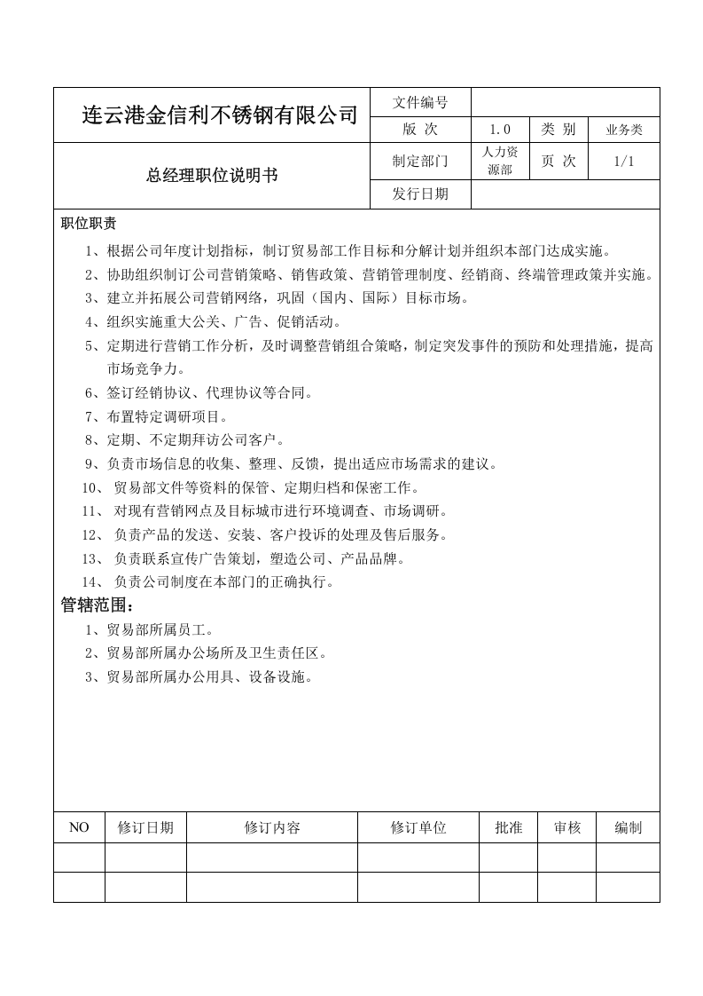 贸易部岗位职责.doc 第2页