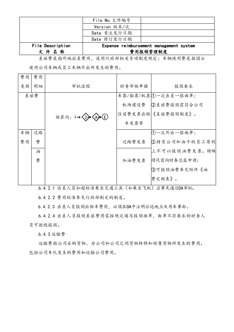 行业案例（2）：XX精工费用报销管理制度.docx 第5页