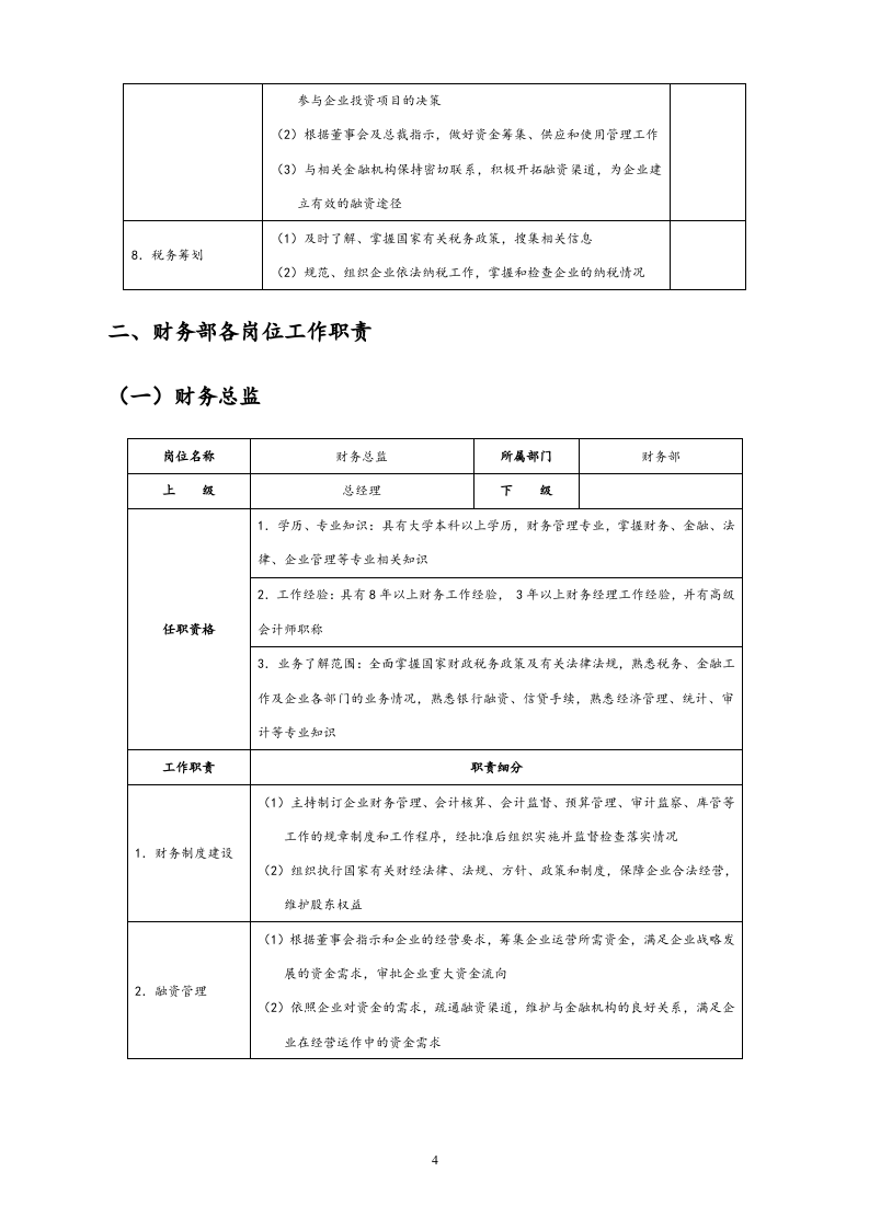 00-【标准制度】-财务管理之工作流程手册.doc 第4页