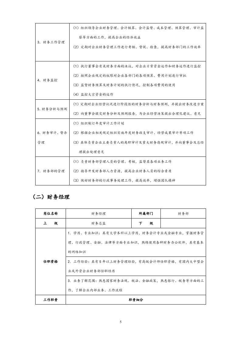 00-【标准制度】-财务管理之工作流程手册.doc 第5页