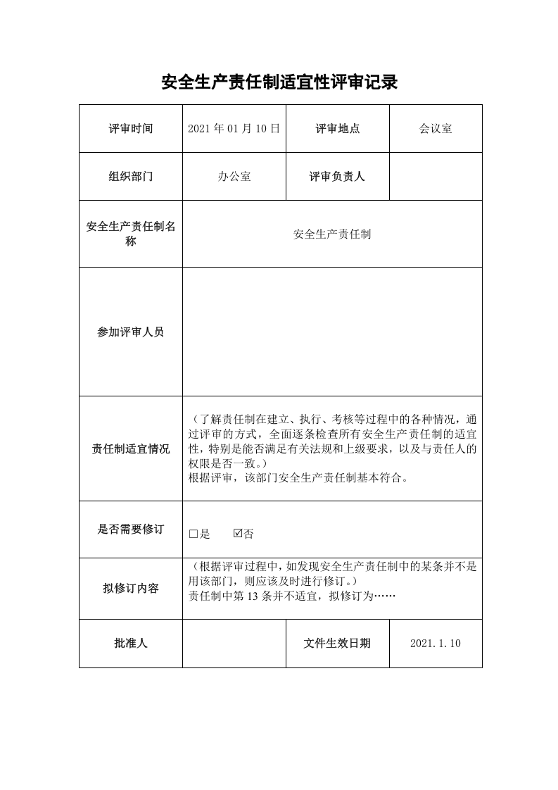 3、安全生产责任制适宜性评审记录.doc 第2页