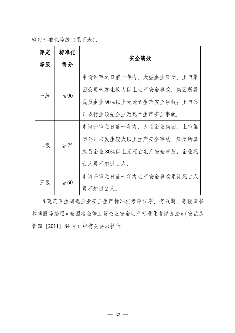 建筑卫生陶瓷企业安全生产标准化评定标准考 评 说 明.doc 第2页