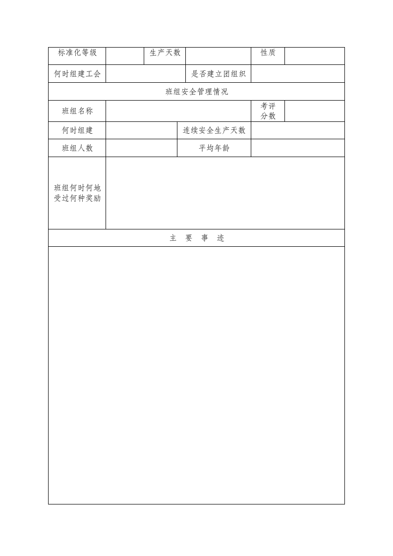 安全生产优秀班组审批表.doc 第3页