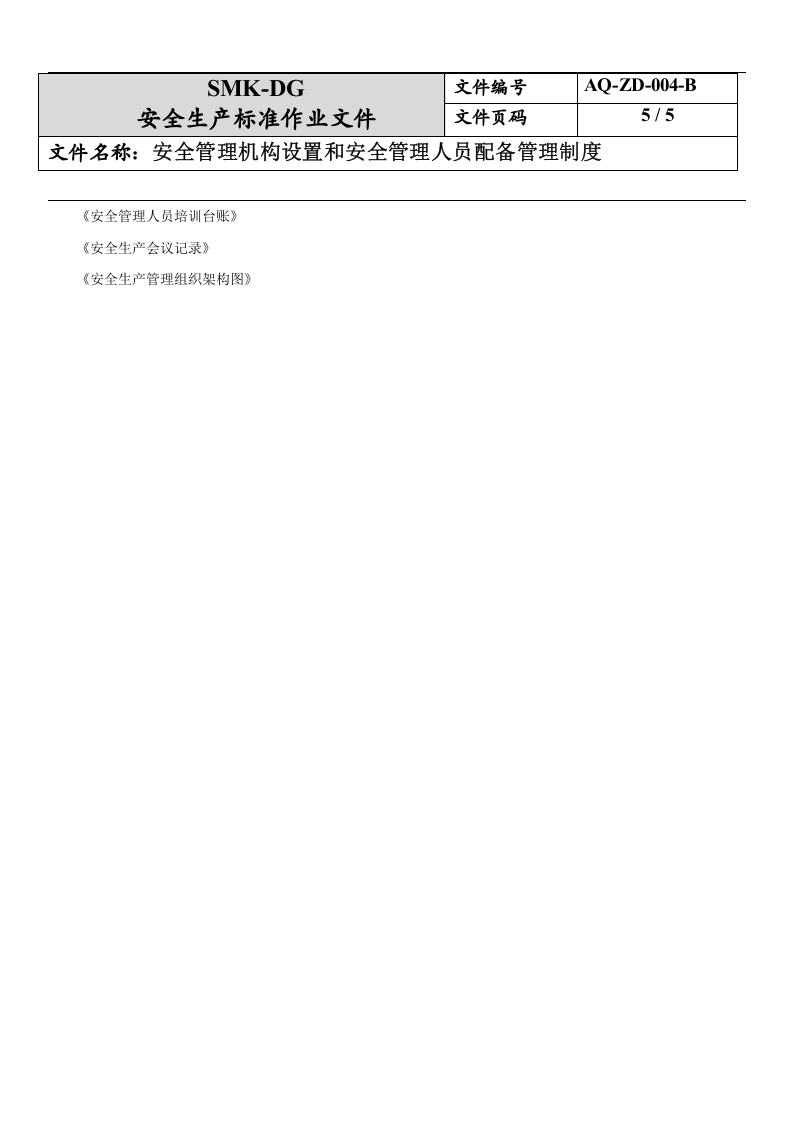 4.安全管理机构设置和安全管理人员配备管理制度（2-2）.docx 第5页