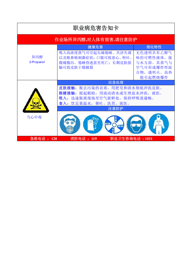 职业危害告知牌(全套).doc 第5页