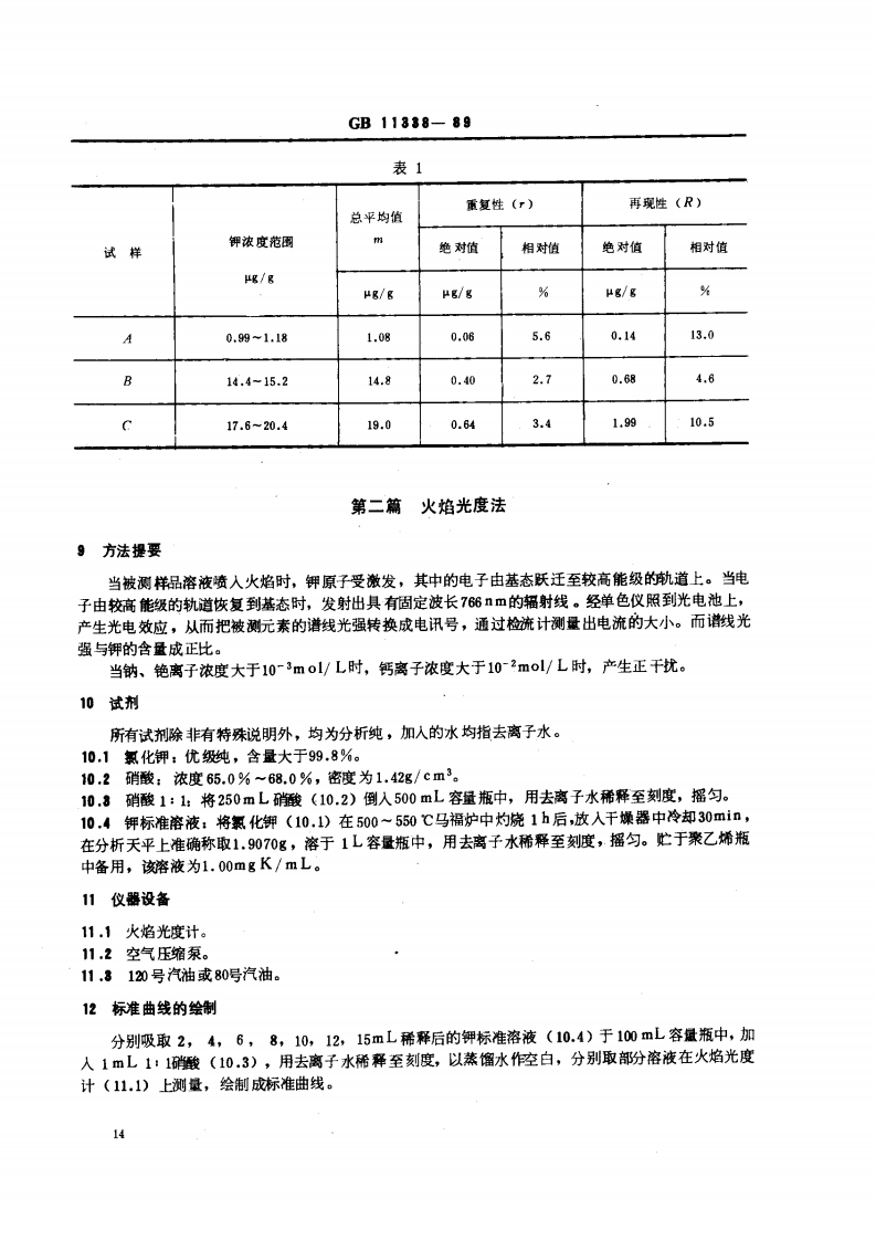 GB 11338-89 水中钾-40的分析方法.pdf 第3页
