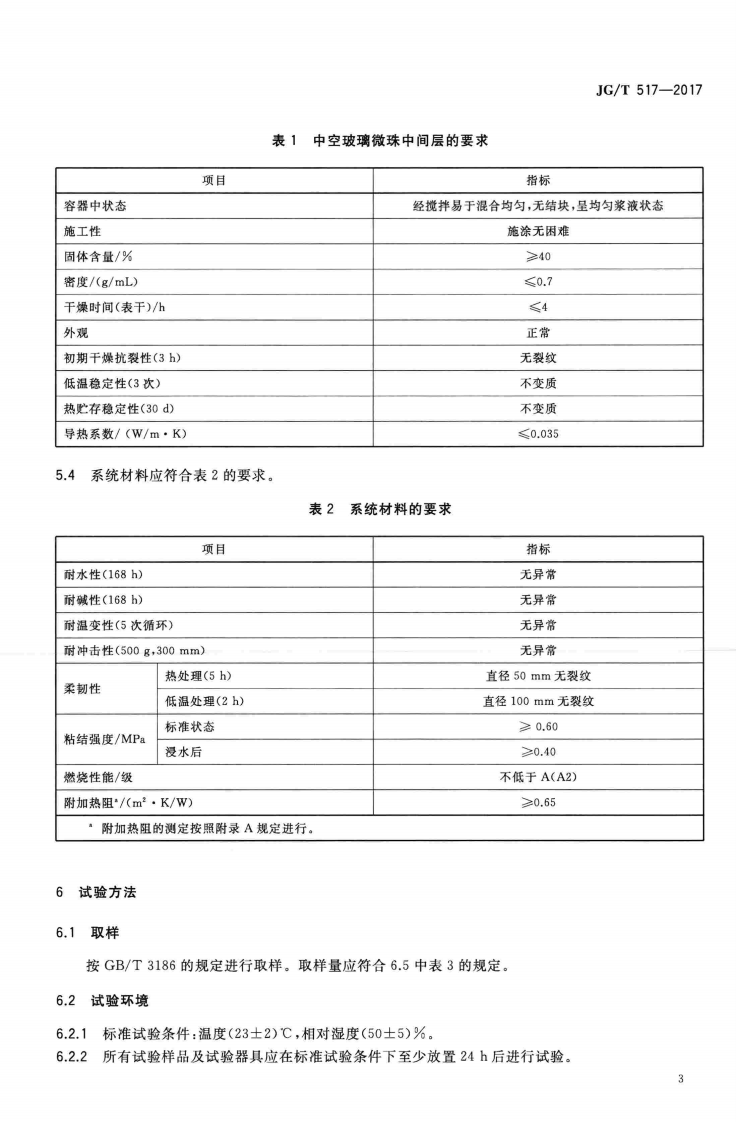 JGT517-2017 工程用中空玻璃微珠保温隔热材料.pdf 第5页