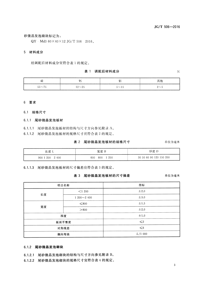 JGT506-2016 尾砂微晶发泡板材及砌块.pdf 第5页