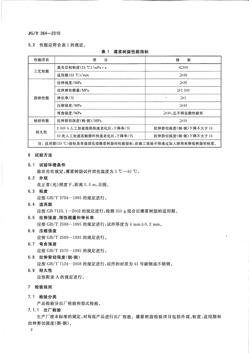 JGT264-2010 混凝土裂缝修复灌浆树脂.pdf 第3页