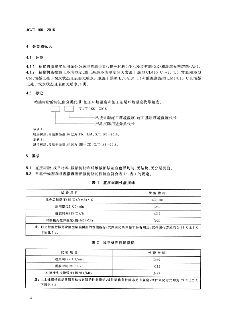 JGT166-2016 纤维片材加固修复结构用粘接树脂.pdf 第4页