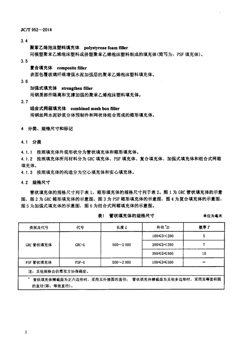 JCT952-2014 现浇混凝土空心楼盖用填充体.pdf 第4页