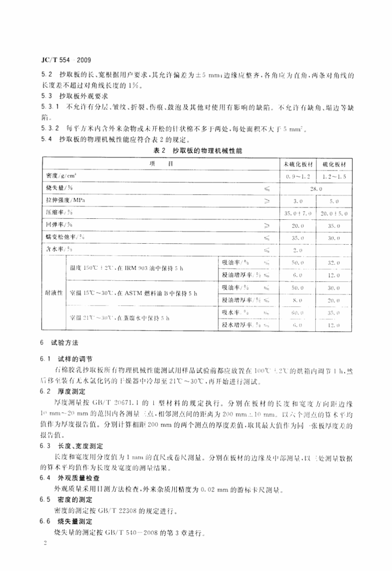 JCT554-2009 石棉胶乳抄取板.pdf 第4页