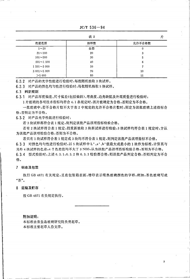 JCT536-1994 吸热玻璃.pdf 第4页