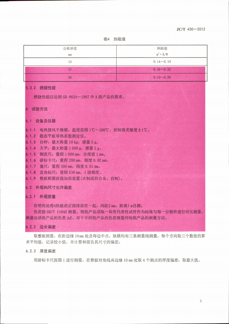 JCT430-2012 膨胀珍珠岩装饰吸声板.pdf 第5页