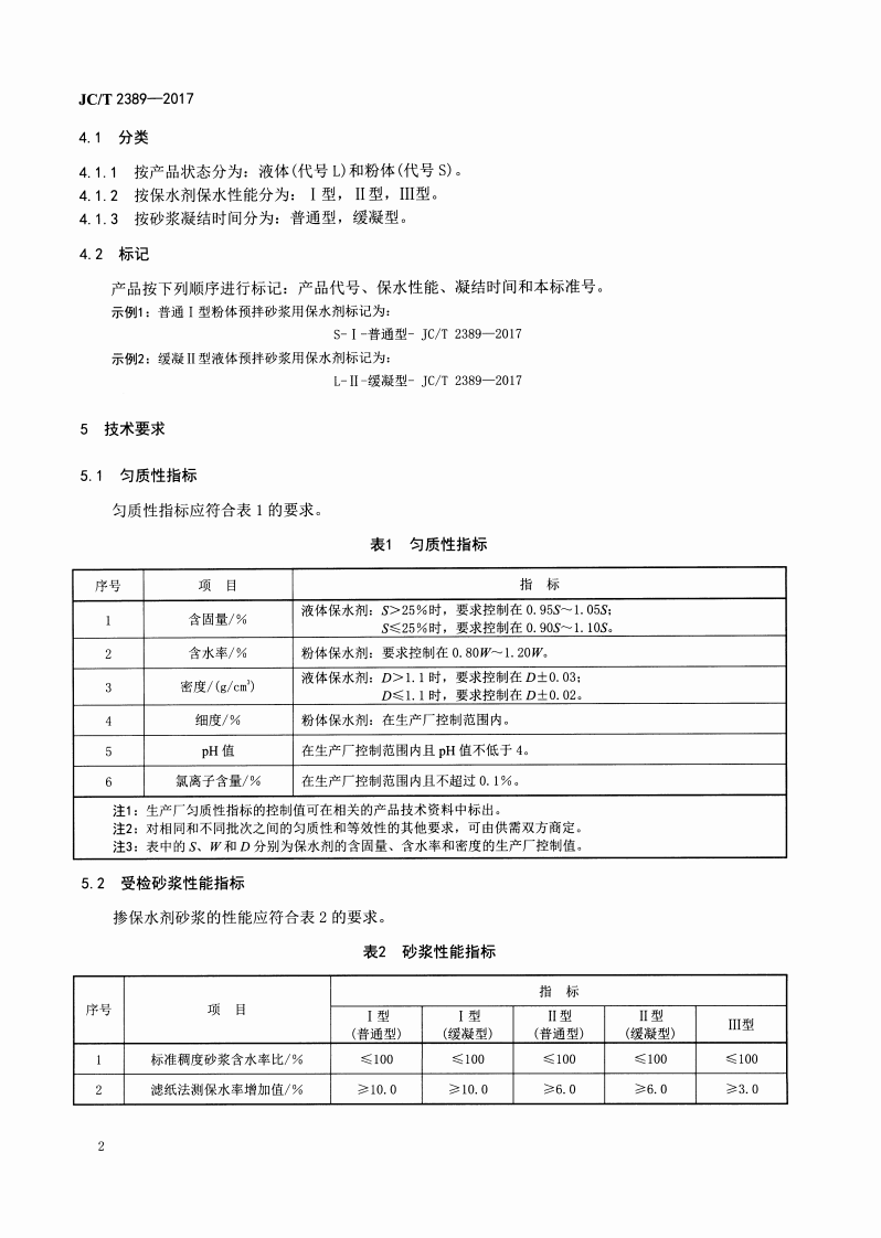 JCT2389-2017 预拌砂浆用保水剂.pdf 第4页