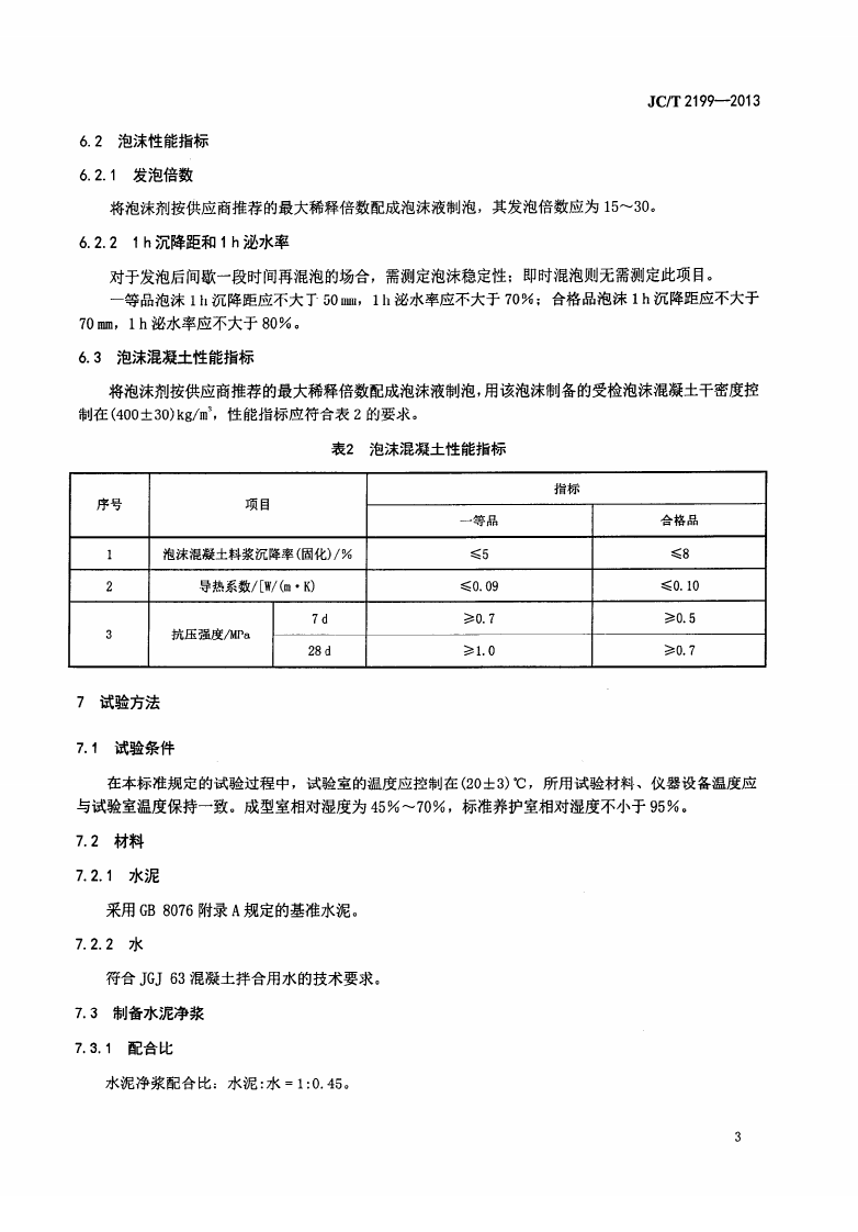 JCT2199-2013 泡沫混凝土用泡沫剂.pdf 第5页