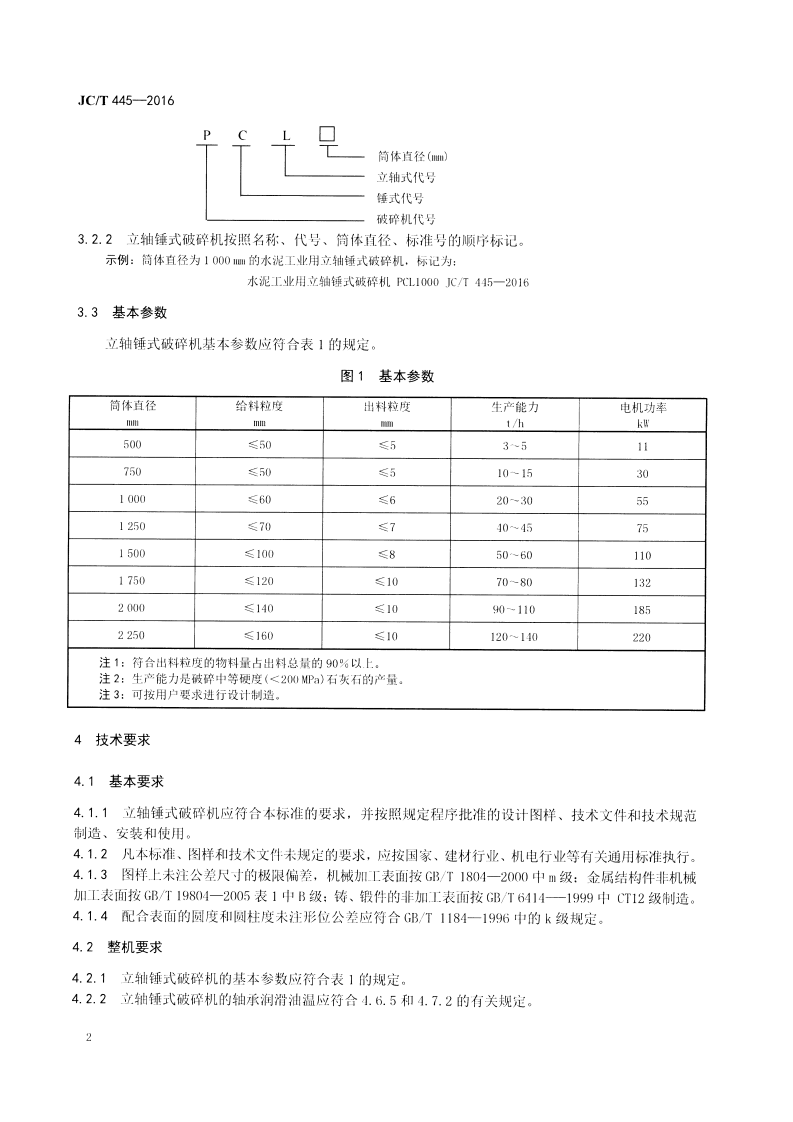 JCT445-2016 水泥工业用立轴锤式破碎机.pdf 第4页