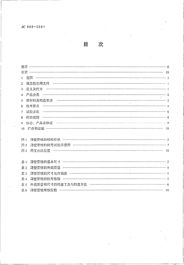 JC888-2001 先张法预应力混凝土薄壁管桩.pdf 第2页