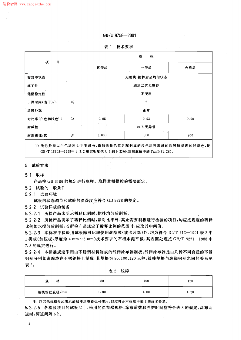 GBT9756-2001合成树脂乳液内墙涂料规范.pdf 第4页