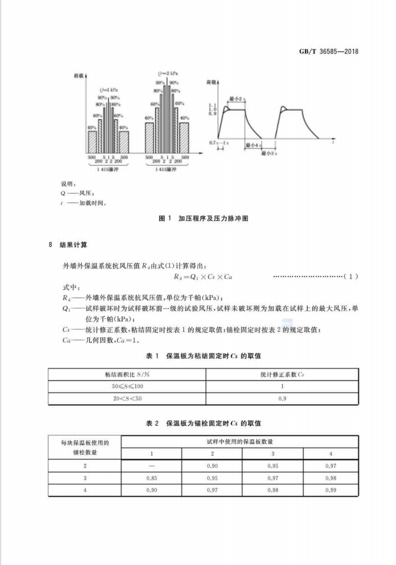 GBT36585-2018 外墙外保温系统动态风压试验方法.pdf 第5页