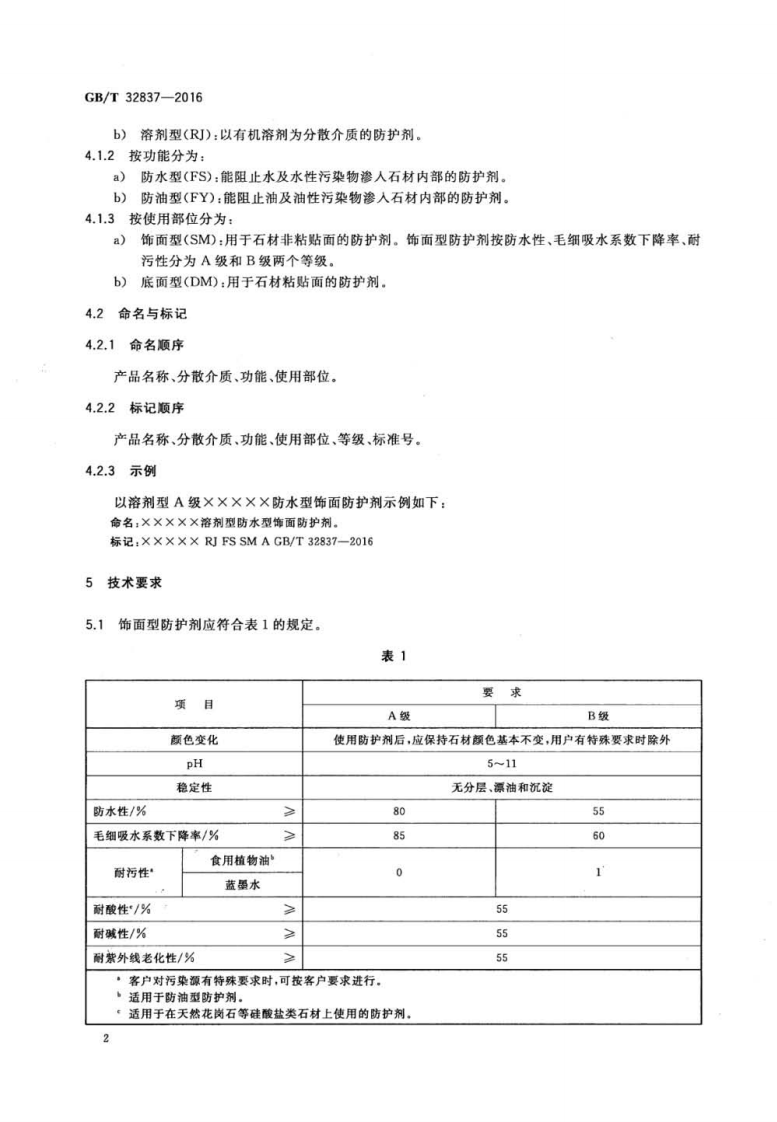 GBT32837-2016 天然石材防护剂.pdf 第4页