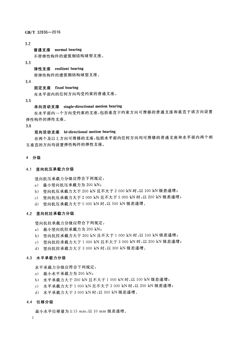 GBT32836-2016 建筑钢结构球型支座.pdf 第5页