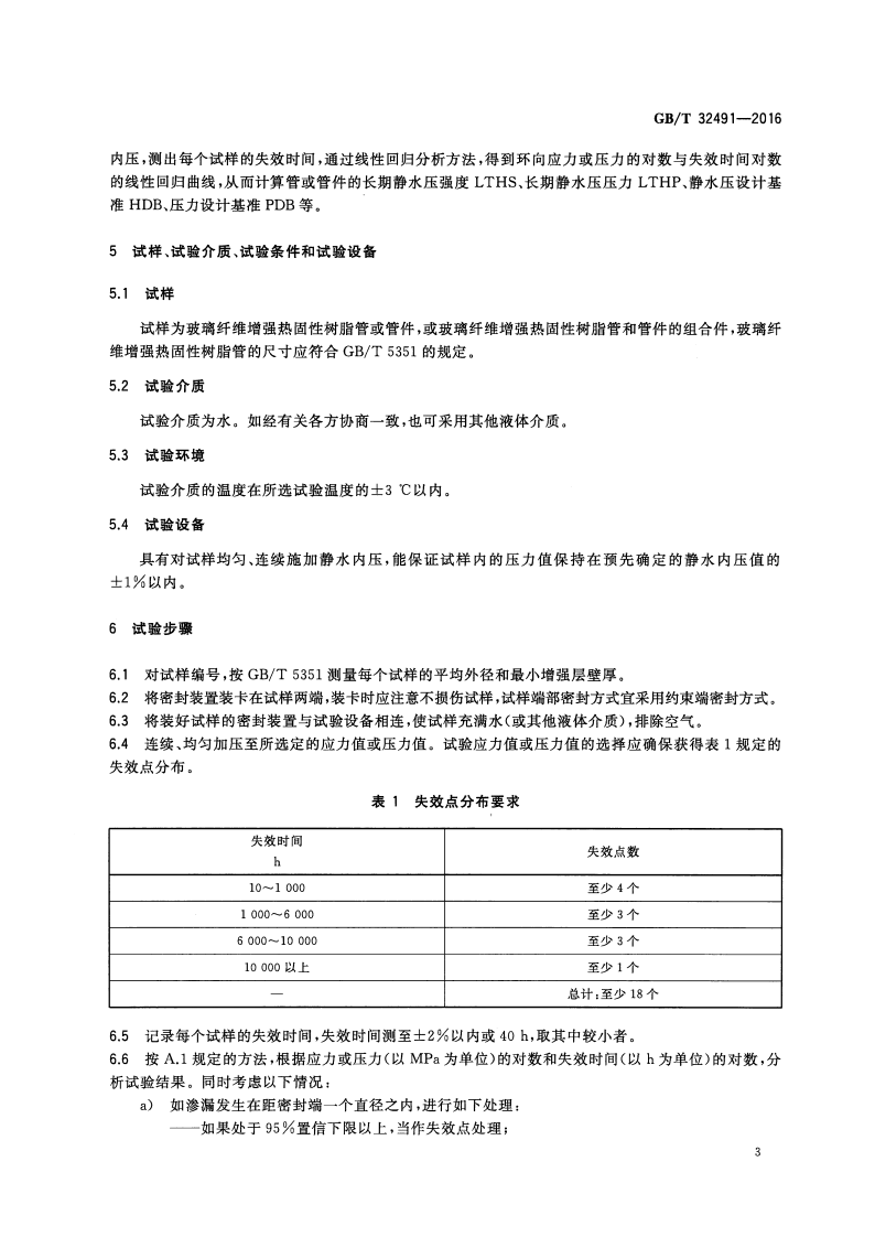 GBT32491-2016 玻璃纤维增强热固性树脂管及管件长期静水压试验方法.pdf 第5页