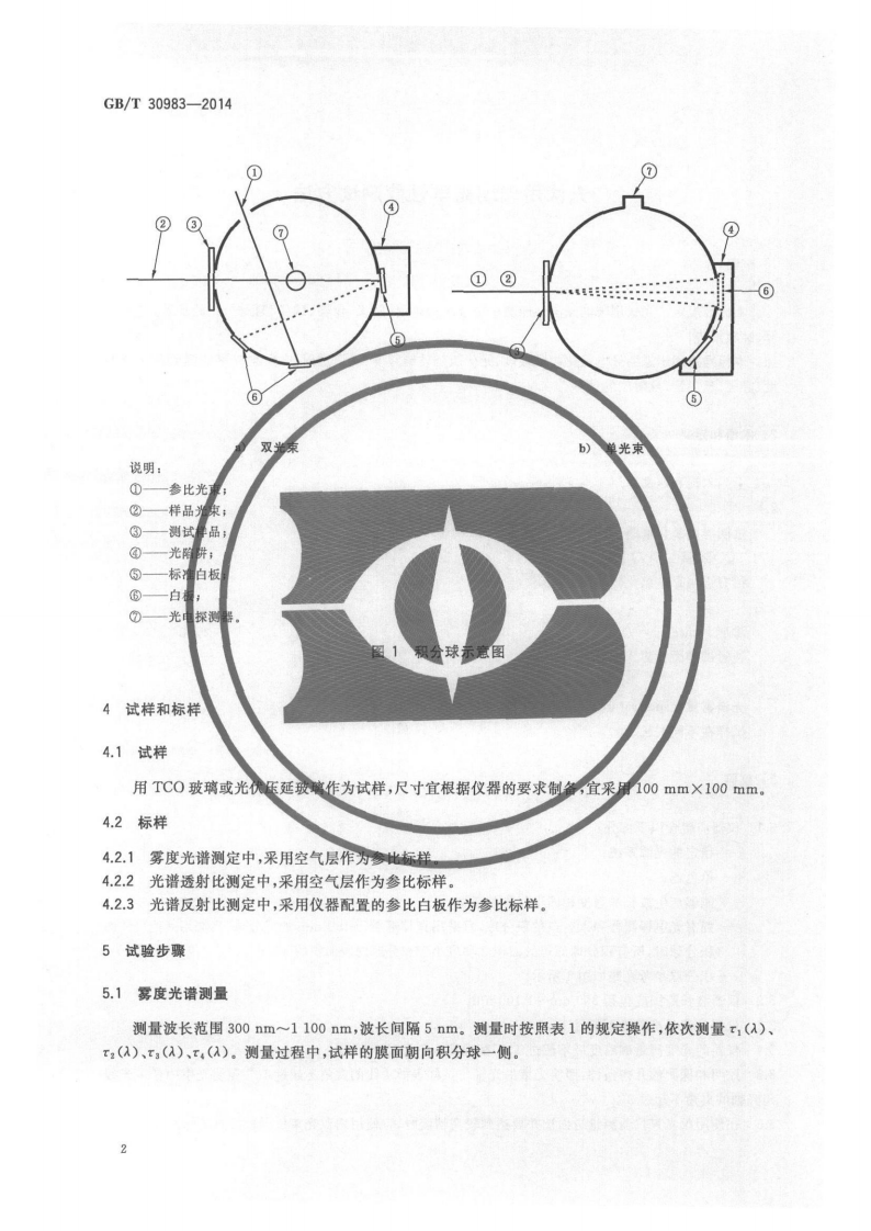 GBT30983-2014 光伏用玻璃光学性能测试方法.pdf 第4页
