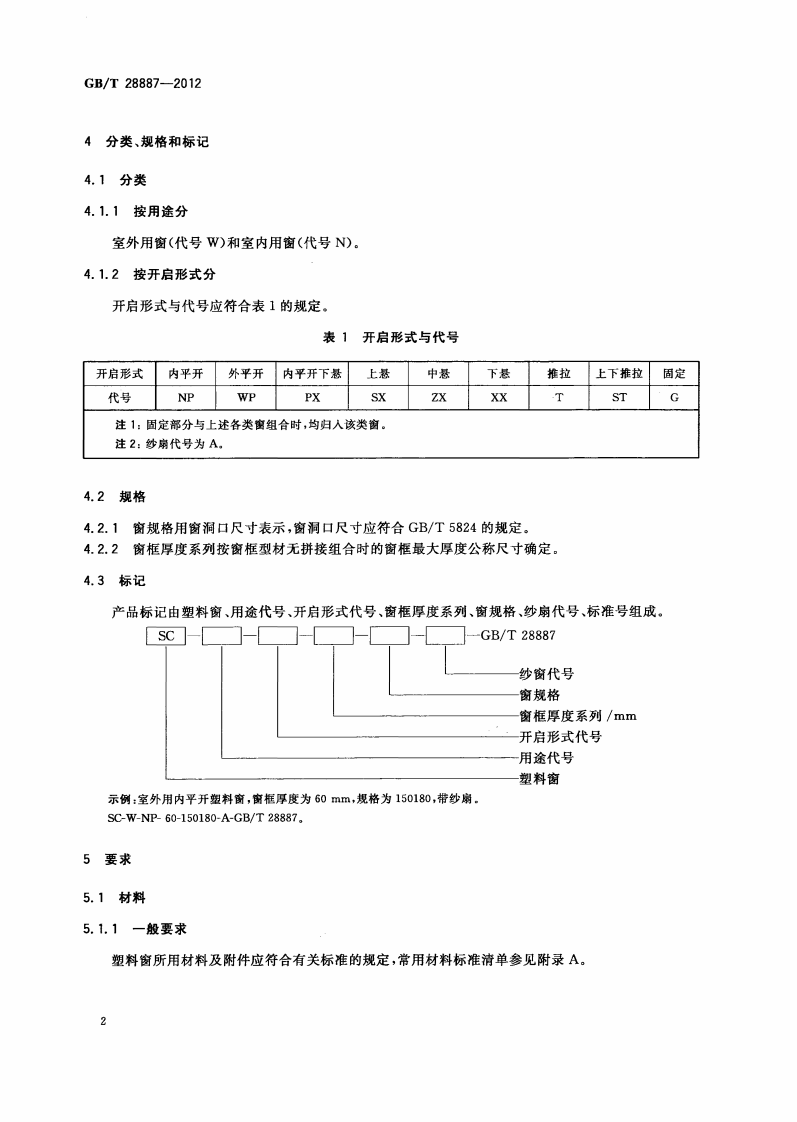 GBT28887-2012 建筑用塑料窗.pdf 第5页