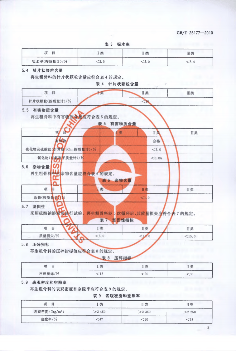 GBT25177-2010 混凝土用再生粗骨料.pdf 第5页