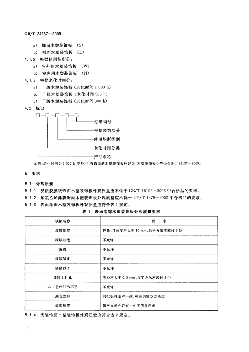 GBT24137-2009 木塑装饰板.pdf 第4页