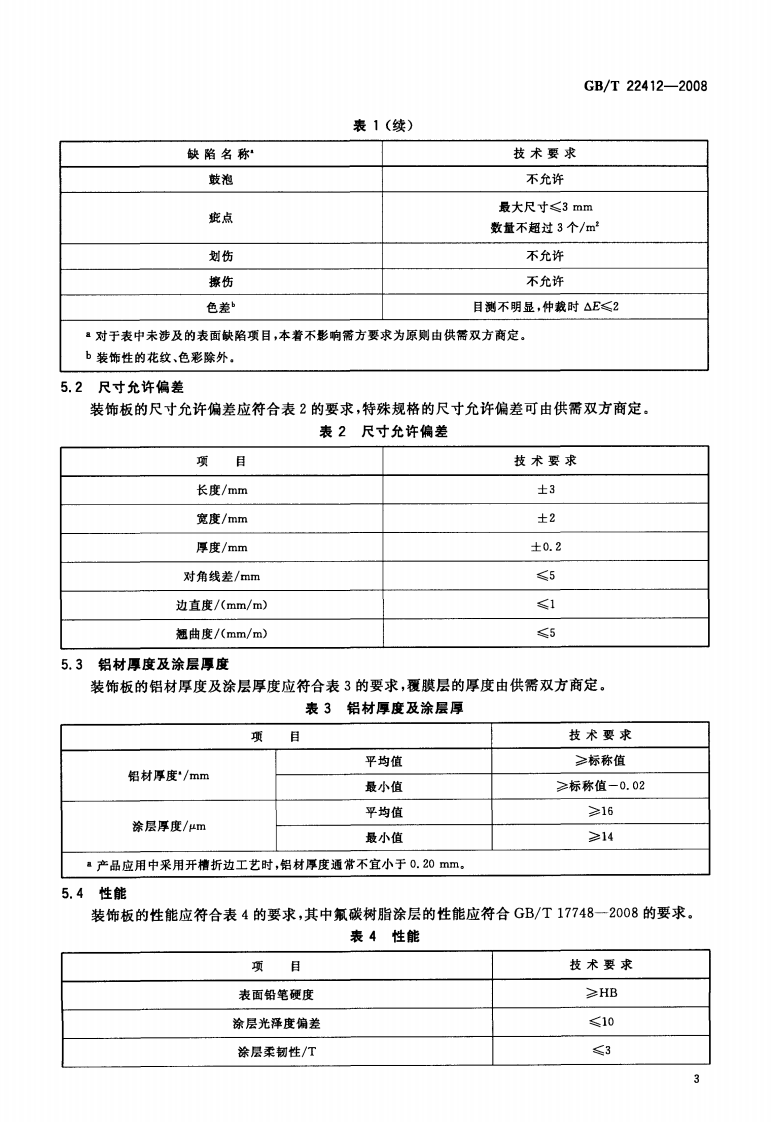 GBT22412-2008 普通装饰用铝塑复合板.pdf 第5页