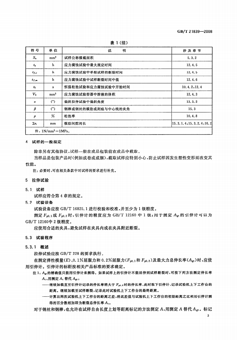 GBT21839-2008 预应力混凝土用钢材试验方法.pdf 第5页