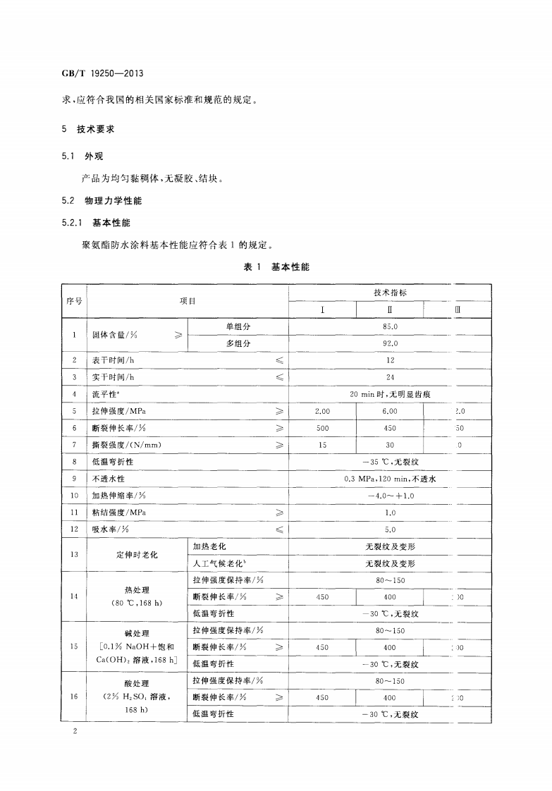 GBT19250-2013 聚氨酯防水涂料.pdf 第4页
