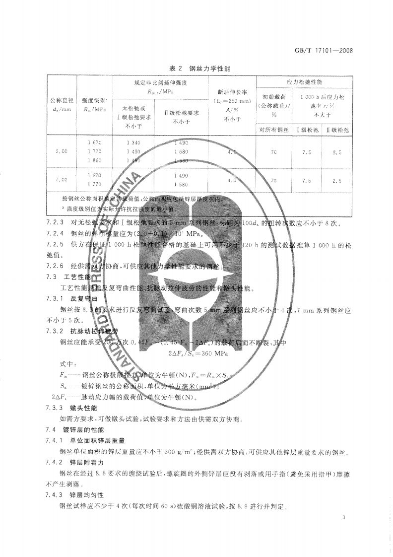 GBT17101-2008 桥梁缆索用热镀锌钢丝.pdf 第5页