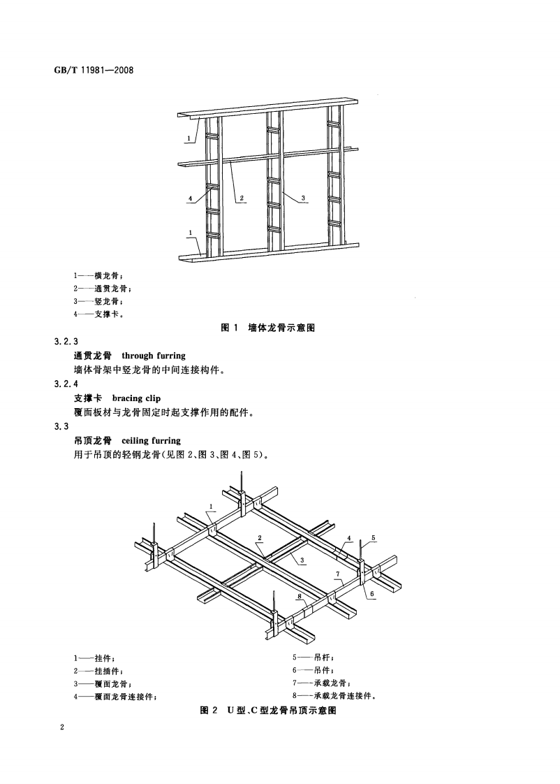 GBT11981-2008 建筑用轻钢龙骨.pdf 第4页