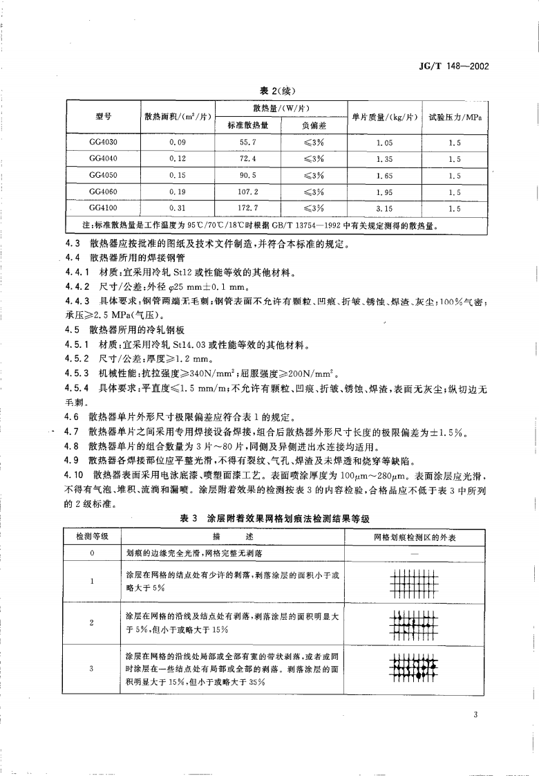 JGT148-2002 钢管散热器.pdf 第5页