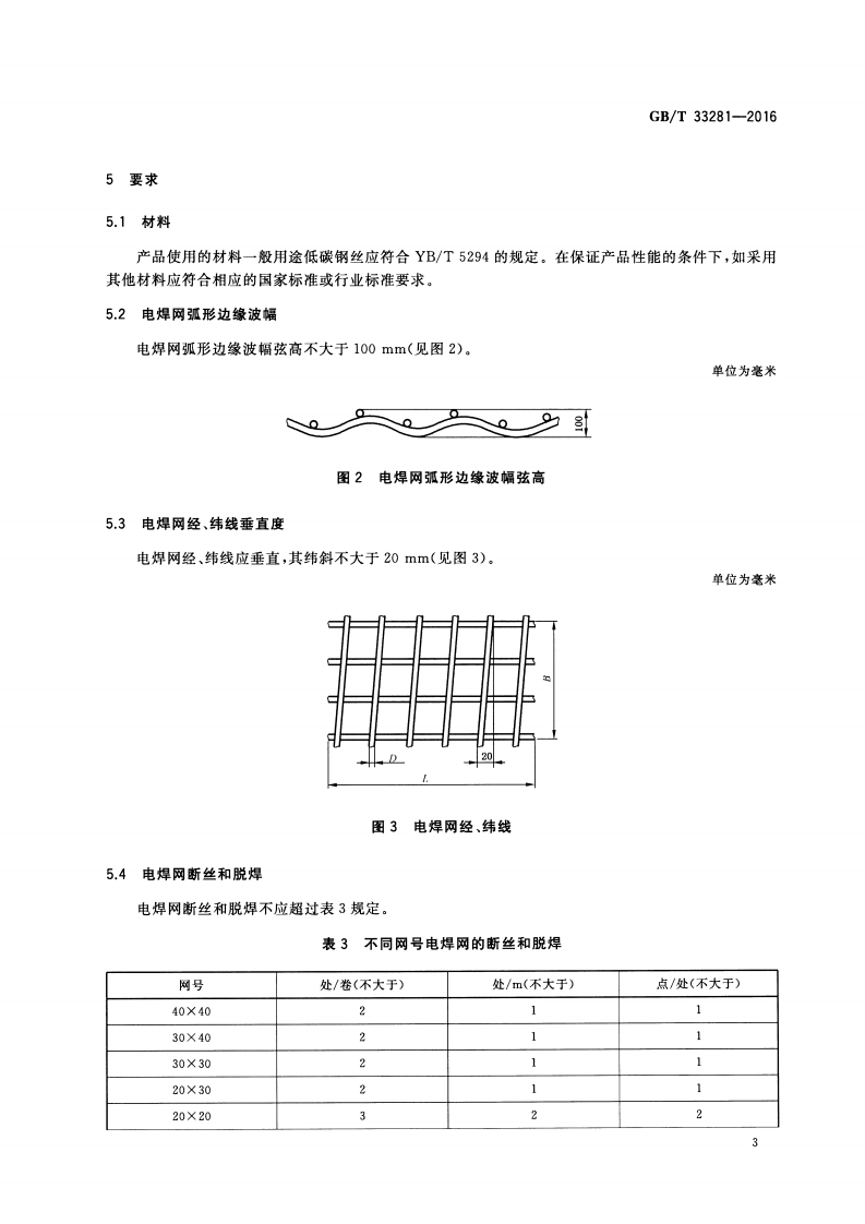 GBT33281-2016 镀锌电焊网.pdf 第5页