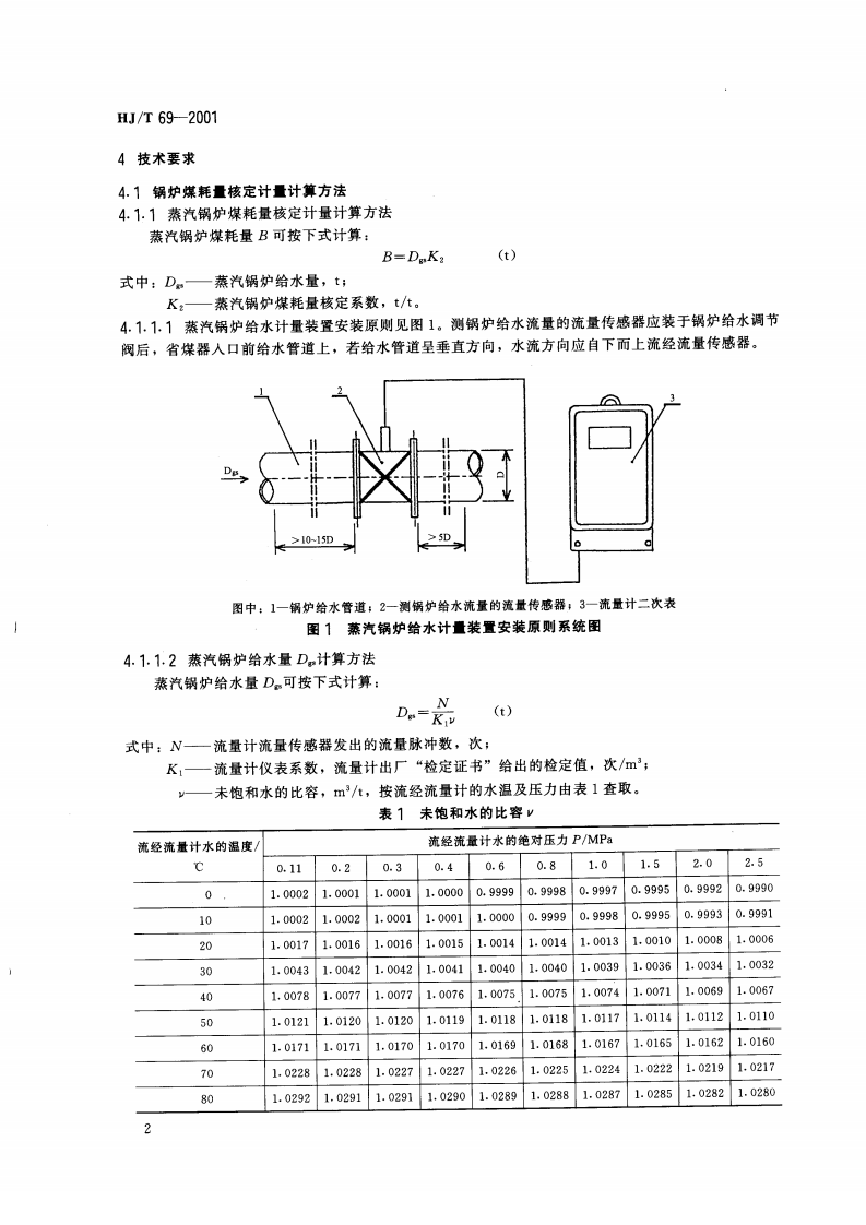 HJ_T 69-2001 燃煤锅炉烟尘和二氧化硫排放总量核定技术方法&mdash;物料衡算法（试行）.pdf 第5页