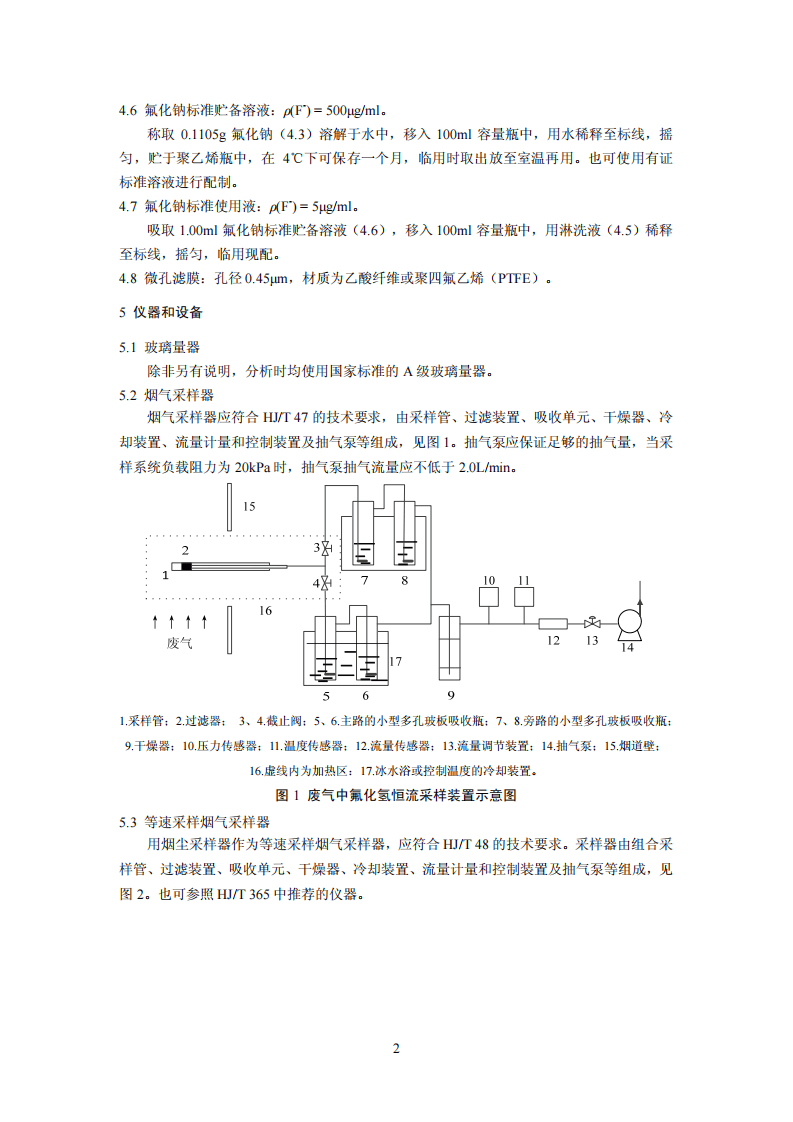 HJ 688-2013 固定污染源废气 氟化氢的测定 离子色谱法（暂行）.pdf 第5页