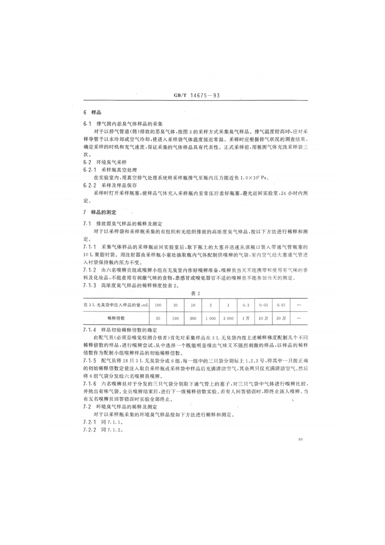 GB_T 14675-93 空气质量 恶臭的测定 三点比较式臭袋法.pdf 第4页